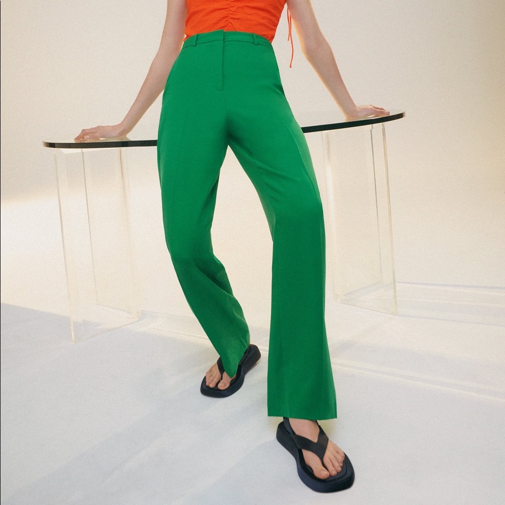 BNWT Zara Green Trouser